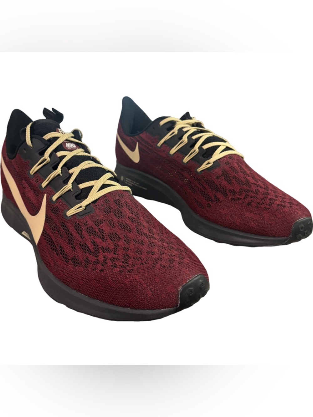 Nike Zoom Pegasus 36 Shoes Florida State Seminoles Training CI2067-600 Sz 12.5